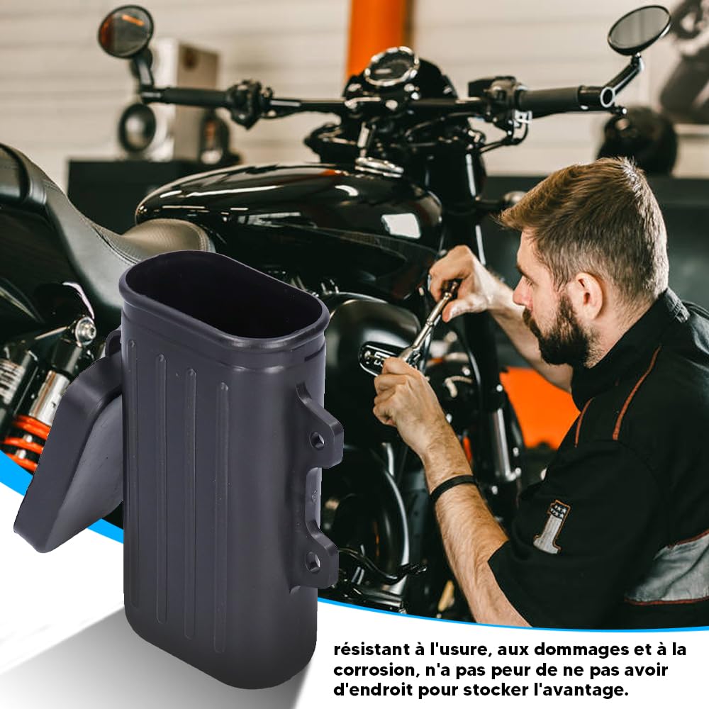Piccola Scatola Porta Attrezzi per Motocicletta,Cassetta Attrezzi Moto,Borsa Porta Attrezzi per Moto Borsa Porta Attrezzi Universale per DR250 TW200 1987-2015