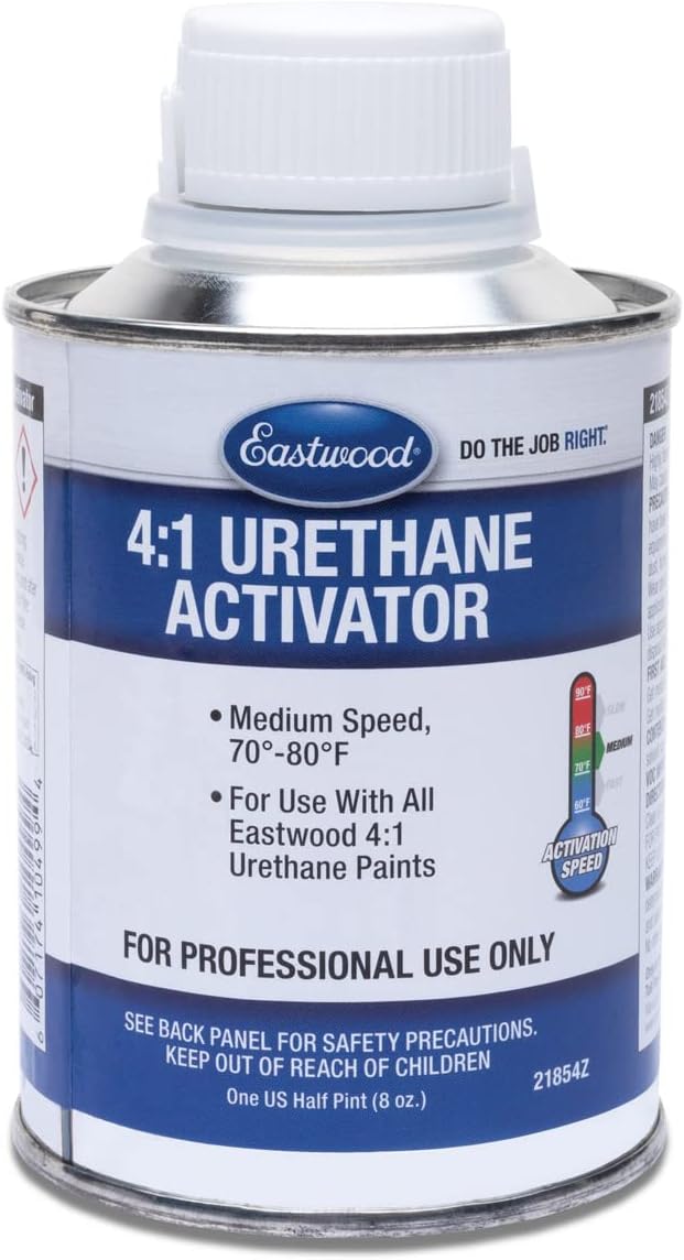 Eastwood Urethane Activator for 4:1 Ceramic Engine Wheel Paints Underhood Chassis Black