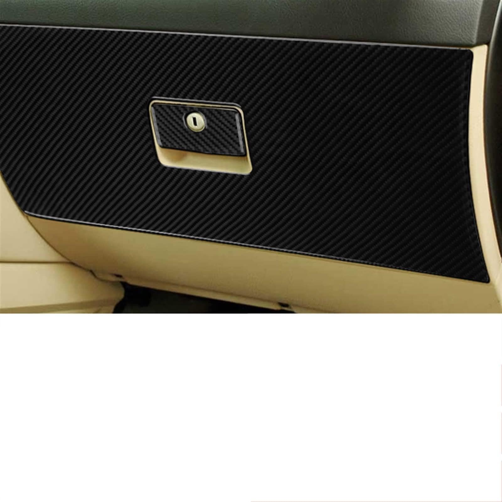 Car Passenger Storage Box Panel Sticker Decoration for Golf 4 for Jetta -Bora Mk4 R32 GTI 1999-2004(Right)