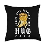 Ball Python Herpetologist Snake Owner Banana Royal Python Throw Pillow