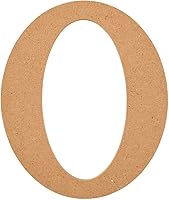 Vista 8 de Plaid Letra de madera sin acabar, 20,3 cm de superficie de madera perfecta para proyectos de bricolaje, manualidades y artes, 63594