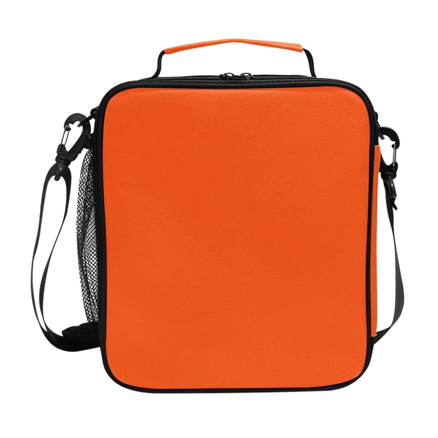 Amazon.com: UMIRIKO Kids Lunch Box Orange Red Cooler