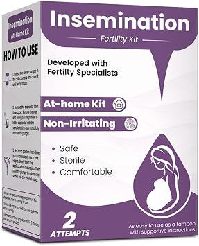 Insemination Kit for Pregnancy and Family Planning Thoughtfully Designed for Easy At-Home Use Developed with Specialists