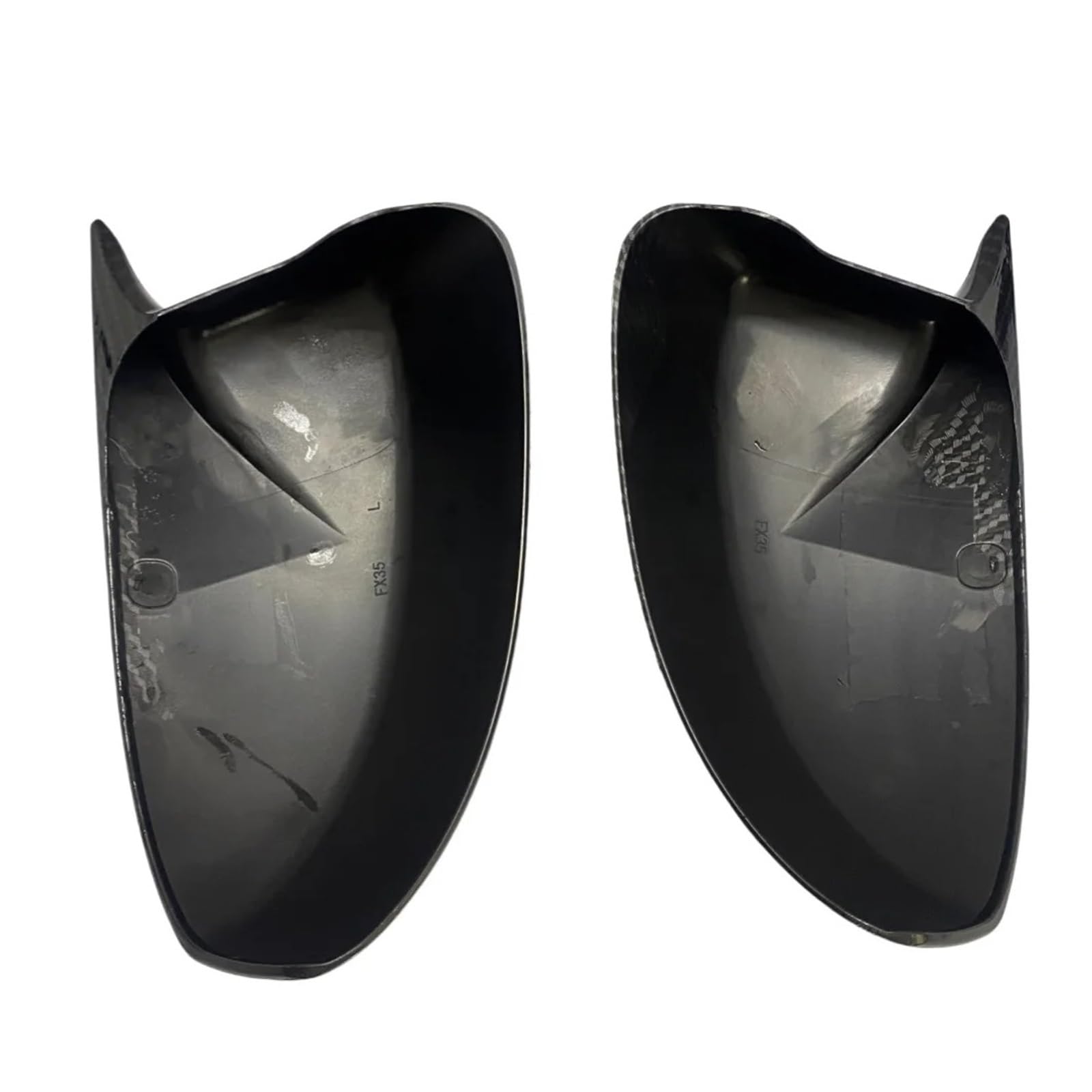 Calotta Specchietto Retrovisore Per FX35 FX37 FX50 EX35 EX37 QX50 QX70 09-14 Auto Retrovisore Laterale Copertura Dello Specchio Ala Porta Esterna Vista Posteriore(Glossy Black)