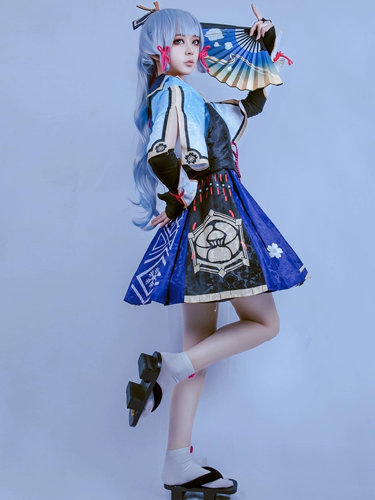 OSIAS Genshin Impact Kamisato Ayaka Cosplay Outfit Kamisato Ayaka Costume(M) - Image 3