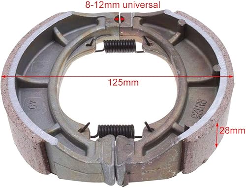 Miniatura 2 de GOOFIT Reemplazo de zapata de freno trasero para Helix CN250 Elite CH250 Baja DN250 250cc refrigerado por agua ATV Go Kart ciclomotor Scooter
