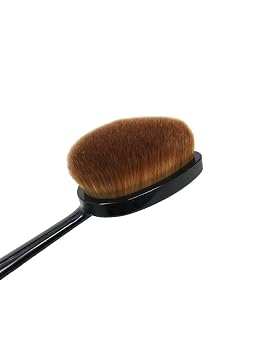 iBeauty Make Up Contour Brush - Black - Oval Style SB 21 Vegan & Cruelty Free