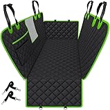 Capa Pet Impermeável para Carro – 4 em 1 com Proteção Total, Antiderrapante, Acolchoada e com Cinto de Segurança | Para Cães e Gatos (Verde)