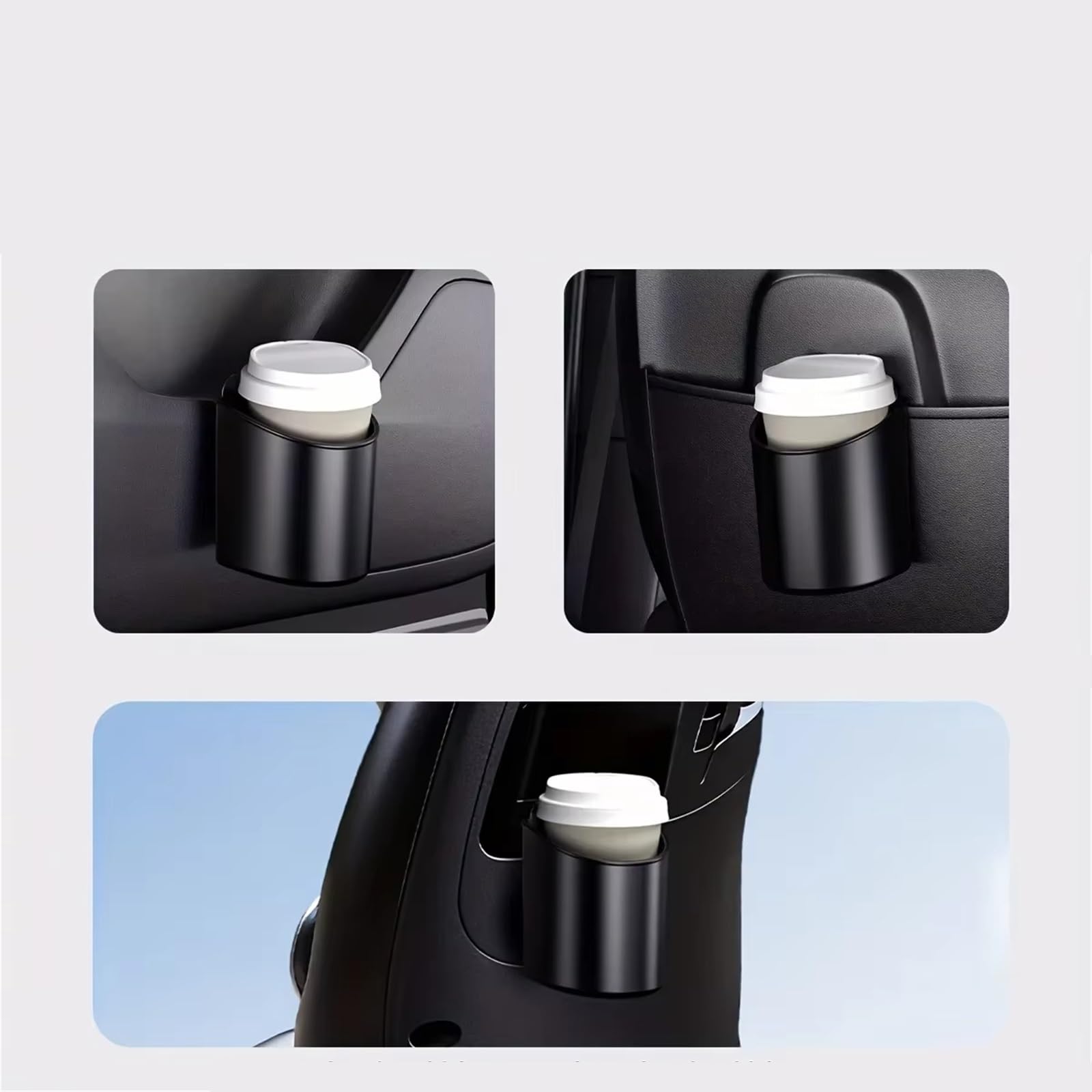 KFZ Becherhalter Auto Tür Tasse Halter Box Zurück Clip Design Trinken Rack Lagerung Bin Universal Auto Für Sitz Zurück Wasser Tasse Box Veranstalter