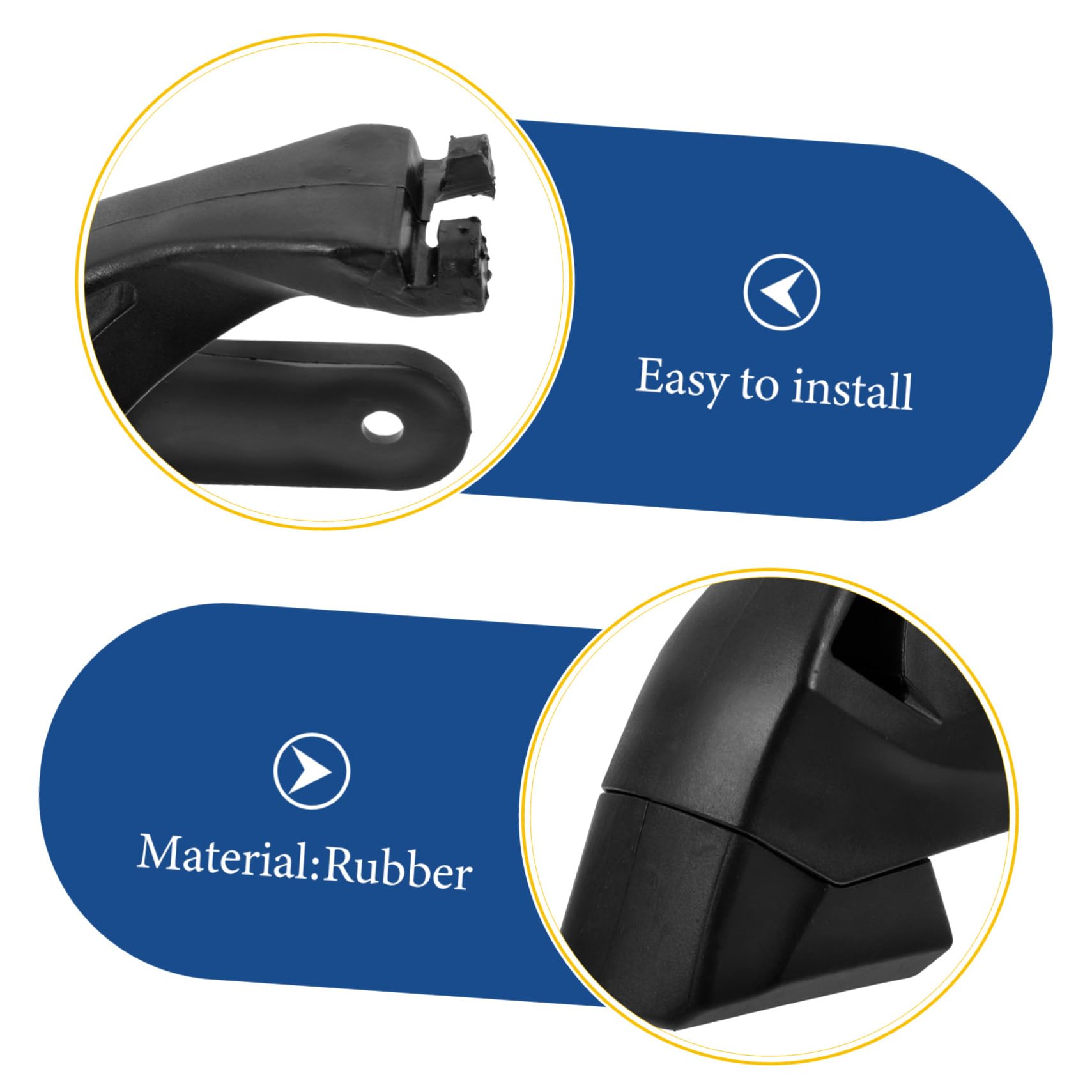 KOMBIUDA Universeller Bremsstopper Für Rollschuhe Robuste Und Langlebige Bremse Installieren Geeignet Für Inline-Skates Und Freizeitrollschuhe Sorgt Für Sichere Bremsung