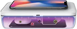 UV Sanitizer Box – UV Sanitizer for Smartphones and More | Large Capacity | Fast Disinfection |