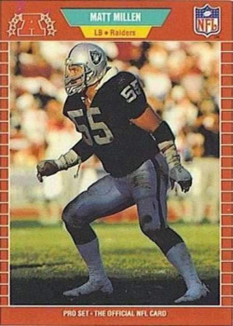 Amazon.com: 1989 Pro Set Football #188 Matt Millen Los Angeles