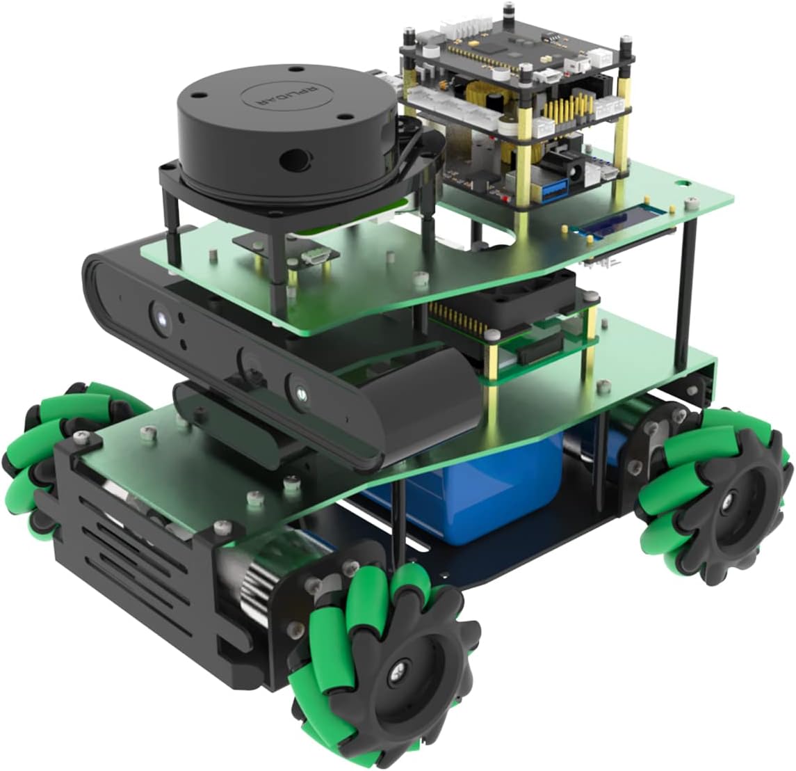 Amazon.com: Yahboom Rosmaster X3 Python-Controlled Autonomous Driving ...