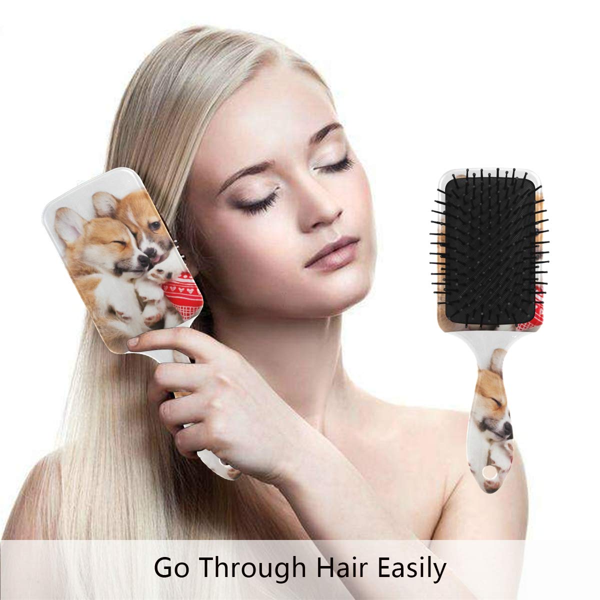 Amazon.co.jp: Loving Puppies Corgi ヘアブラシ ウェット&ドライヘア