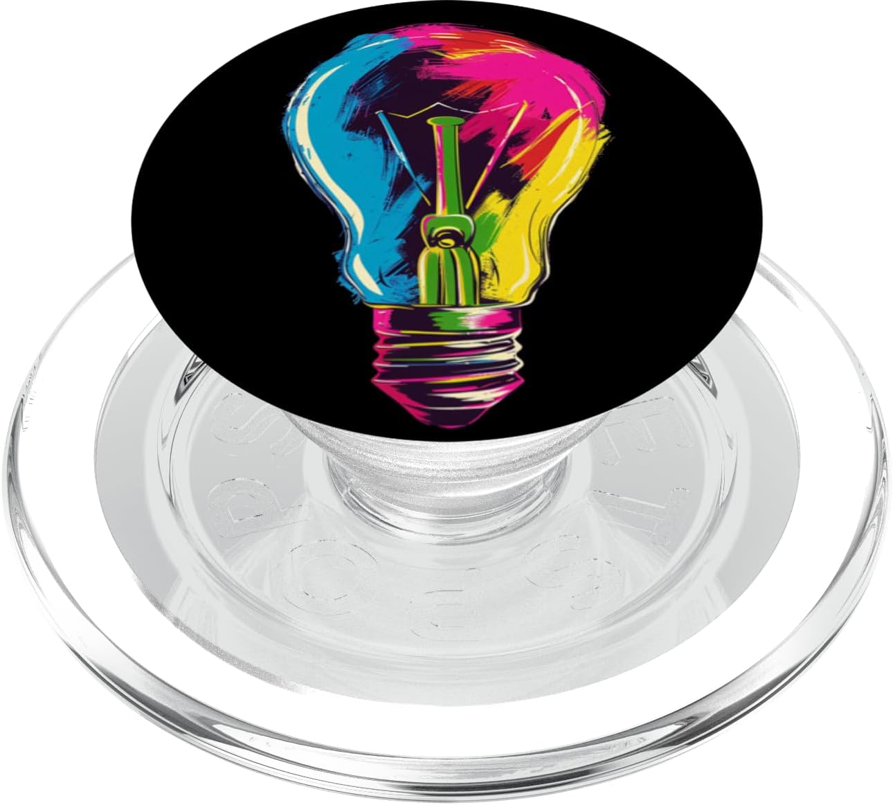 Multicolor Light Bulb for Boys and Girls PopSockets PopGrip for MagSafe