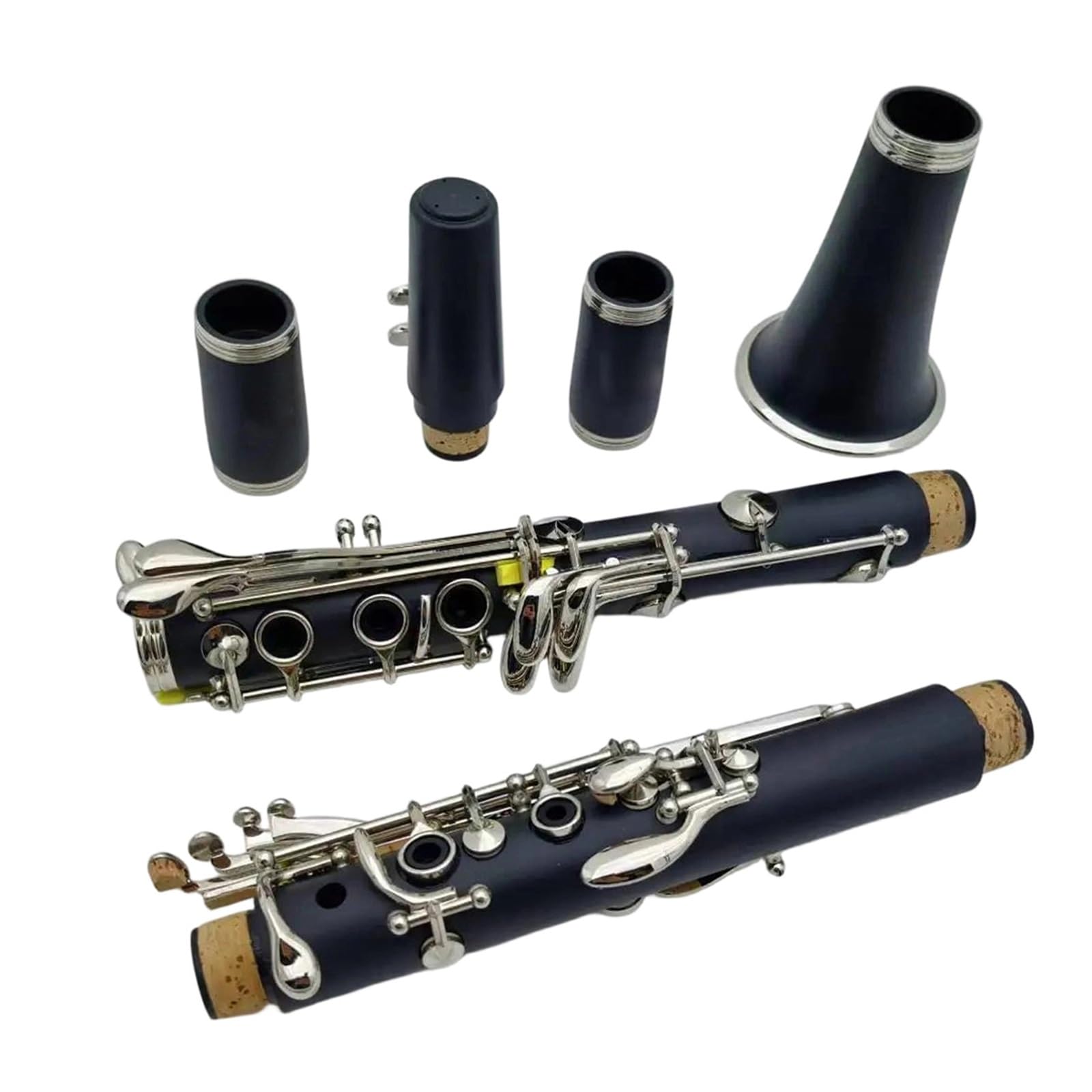 Clarinete BB Profesional Con Estuche Instrumento Musical Hecho De Madera Y Baquelita Fácil Tocar(Bakelite)