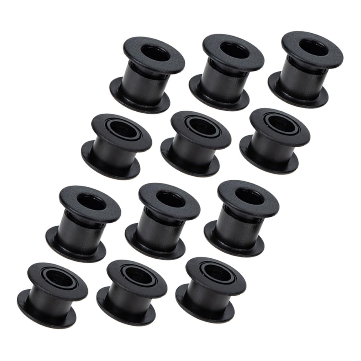 KICHOUSE 6Pairs Table Football Rod Bearings Durable Foosball Bushings with Threaded Design for Easy Installation Leisure Tables Foosball Game Accessories