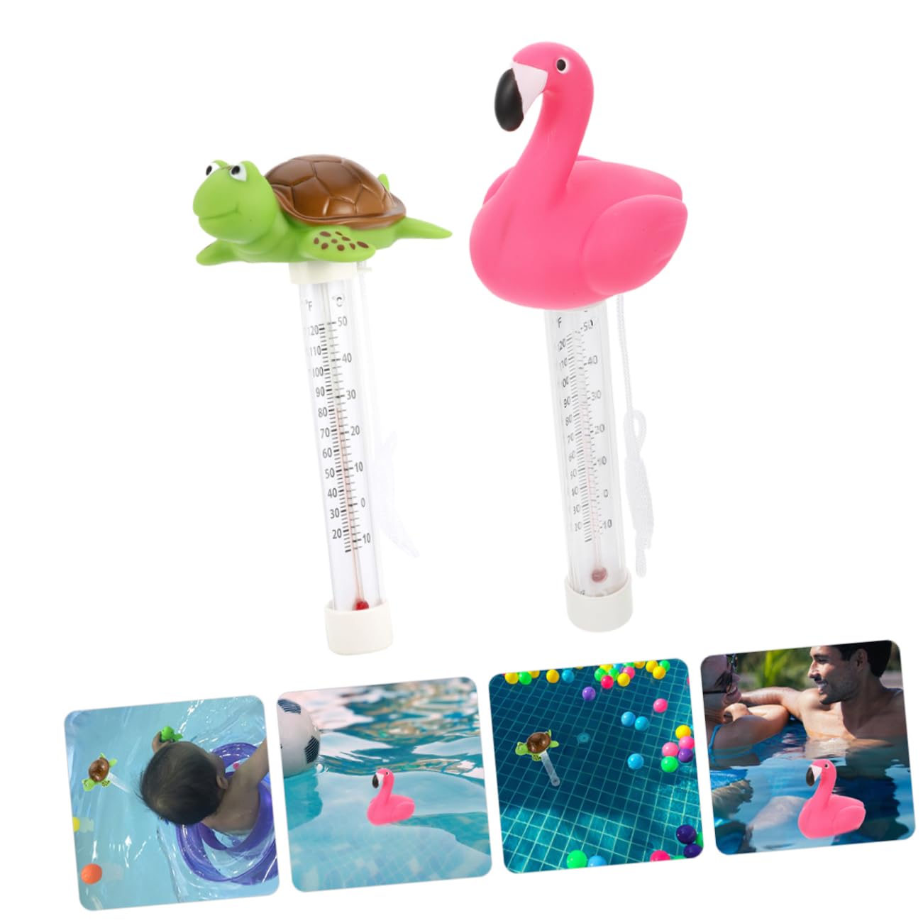 Toddmomy 10pièces Thermomètre Flottant Pour Piscine De Thermomètre De Température Pour Spa Et Bains Et Pour Intérieur Et Extérieur