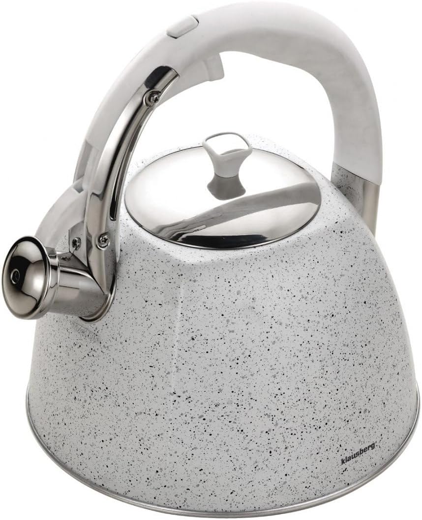 KB-7261 3.0 Litre Stainless Steel Flute Kettle with Marble Coating