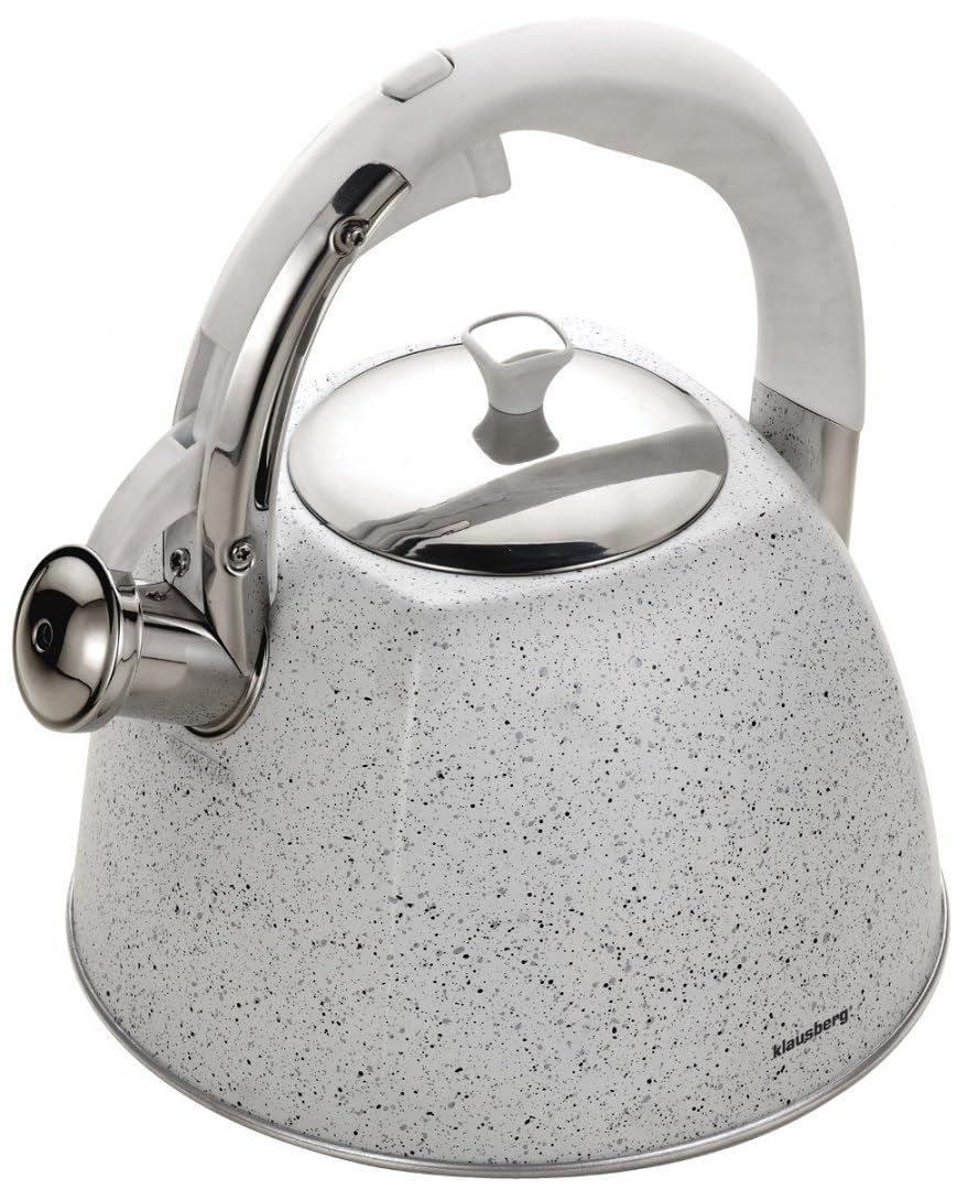 KB-7261 3.0 Litre Stainless Steel Flute Kettle with Marble Coating