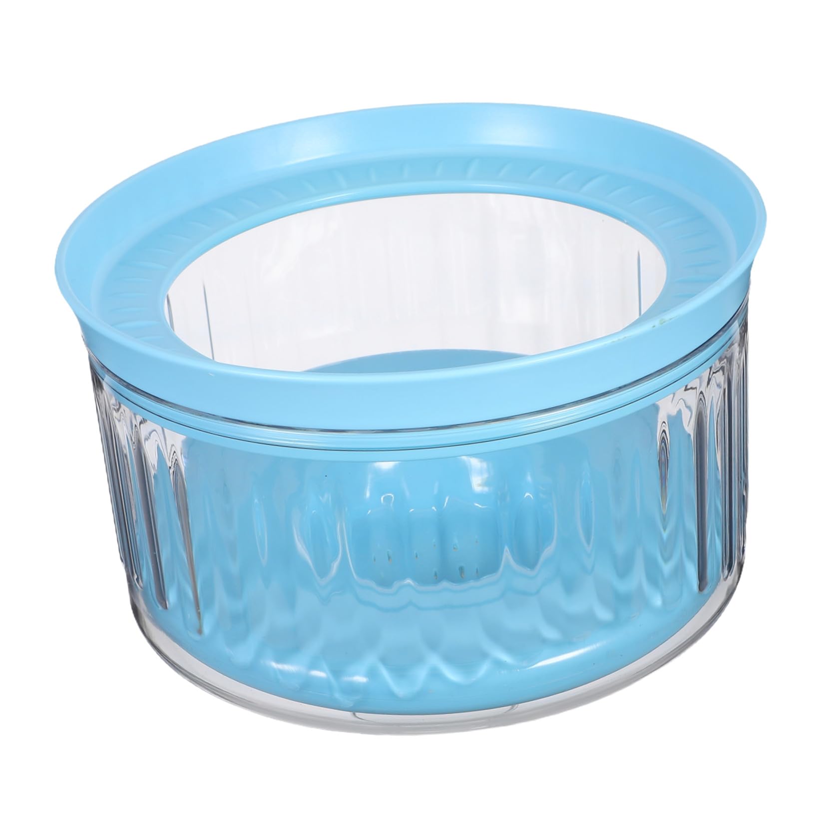 KOMBIUDA Transparente Schwimmende Auslaufsichere Hundetrinkschale mit Spritzschutz Langsame Wasseraufnahme Splash Innen und Außen Schleckresistent für Unterwegs und Zuhause