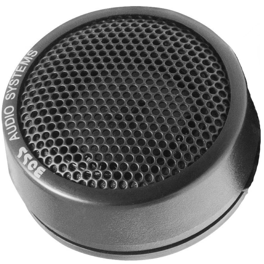 Kit Set para Boss Audio Systems TW18 TW 18, 2 tweeters de 3,7 cm, 37 mm de diámetro, 100 vatios rms 200 vatios máx., 4 ohmios, 1,2 cm de Profundidad, para Coches, en Pares