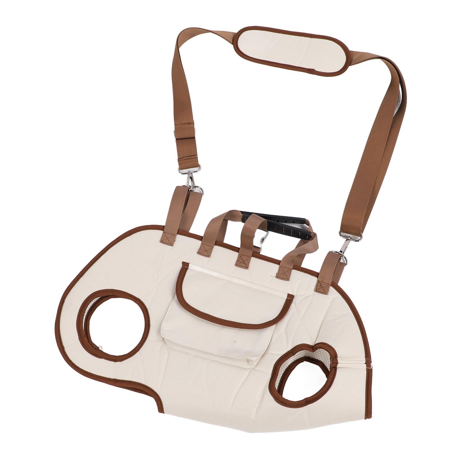 Dog Lift Harness, Dog Carrier Sling for Small and Medium Cats, Puppy Sling Carrier, Breathable Material, Comfortable to Wear (L)