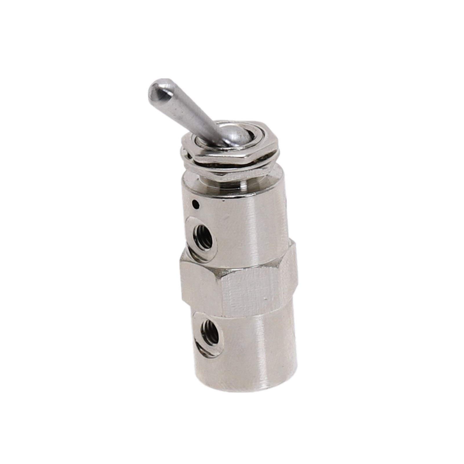 Válvula de bola neumática TAC2-4V de 2 y 5 posiciones para control de escape cilíndrico