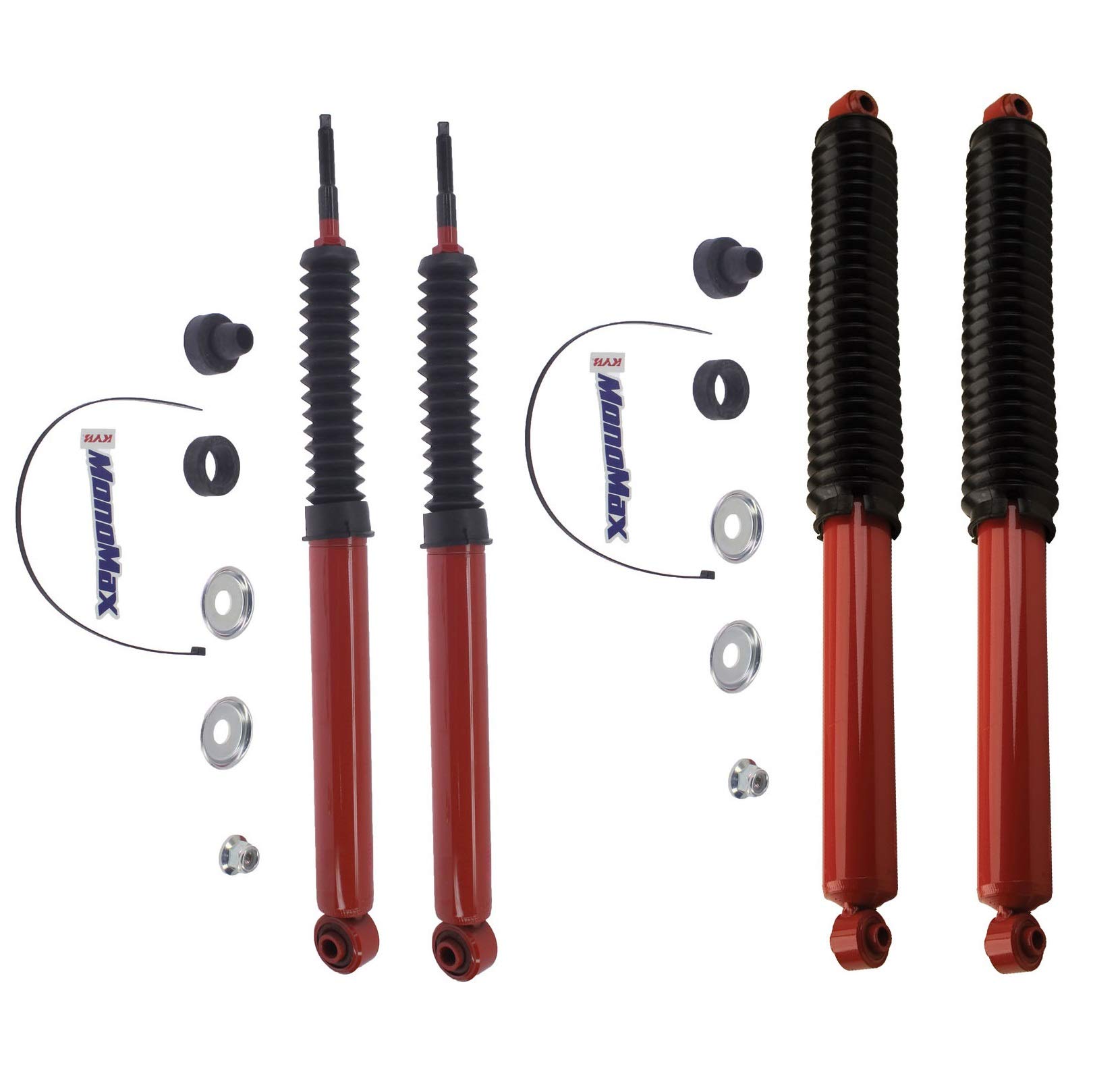 Amazon.com: NEW Front & Rear Shock Absorbers For Ford F-550 Super
