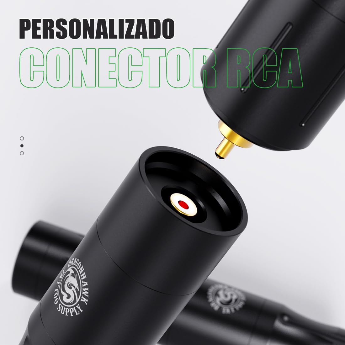 Dragonhawk A3 Kit De Máquina De Tatuaje Inalámbrica, Rotativa, Pluma De Tatuaje, Pistola, Batería 1500mAh, Agujas Y Cartuchos Para Tatuajes Para Principiantes