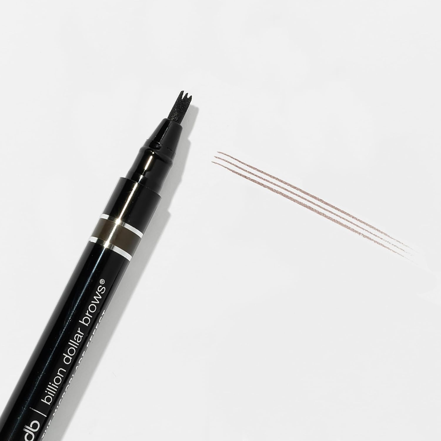 bdb Microblade Effect: Brow Pen - Waterproof, Smudge-Proof, Long Lasting, Taupe - Image 5