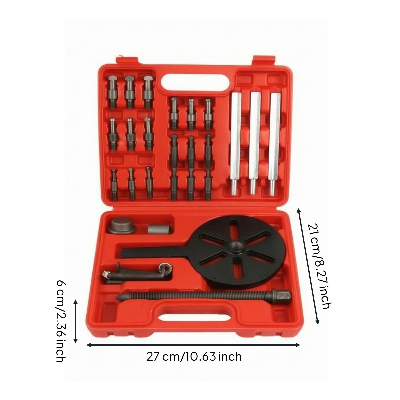 Estrattore Cuscinetti Estrattore Ganasce Set Attrezzi Meccanici Kit Smontaggio con Vite Centrale in Acciaio al Carbonio, Multifunzione Gancio Curvo