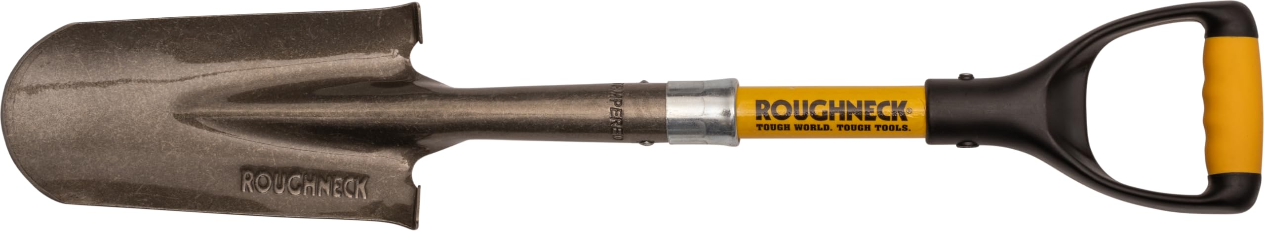 Pala per microdrenaggio Roughneck da 740 mm (29") – Lama lunga e tonda resistente per scavare trincee strette e profonde, canali e buche in spazi ristretti
