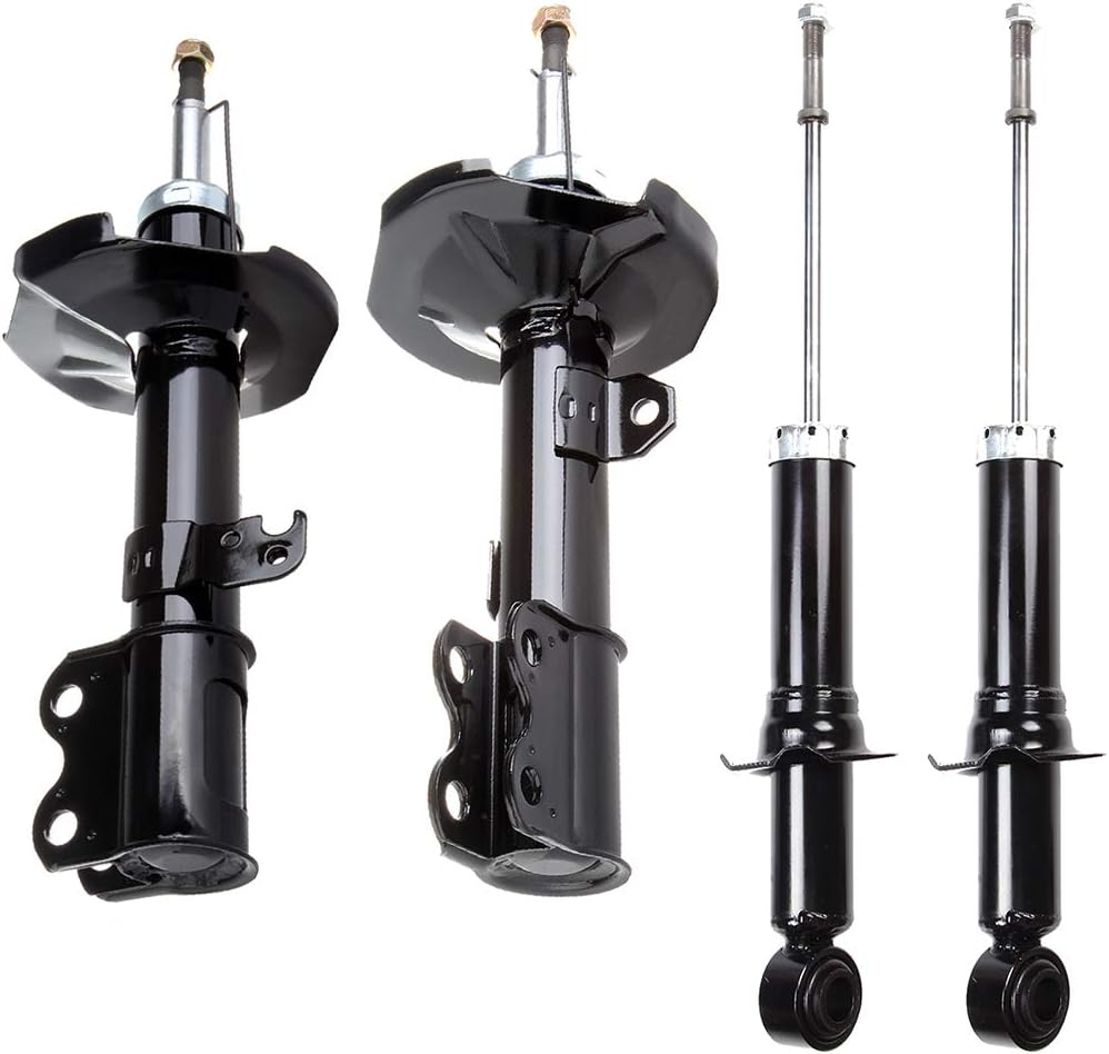 Aintier (Set of 4 Front Rear) for Corolla Shocks Absorbers Struts Set for 2003 2004 2005 2006 2007 2008 for Toyota for Corolla Amortiguadores - 334450 72114 334451 72115 344612 71373