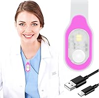 Vista 7 de Luces de enfermera para turno de noche, luz nocturna de enfermería recargable, con clip, manos libres, linternas LED para caminar, correr, mascotas
