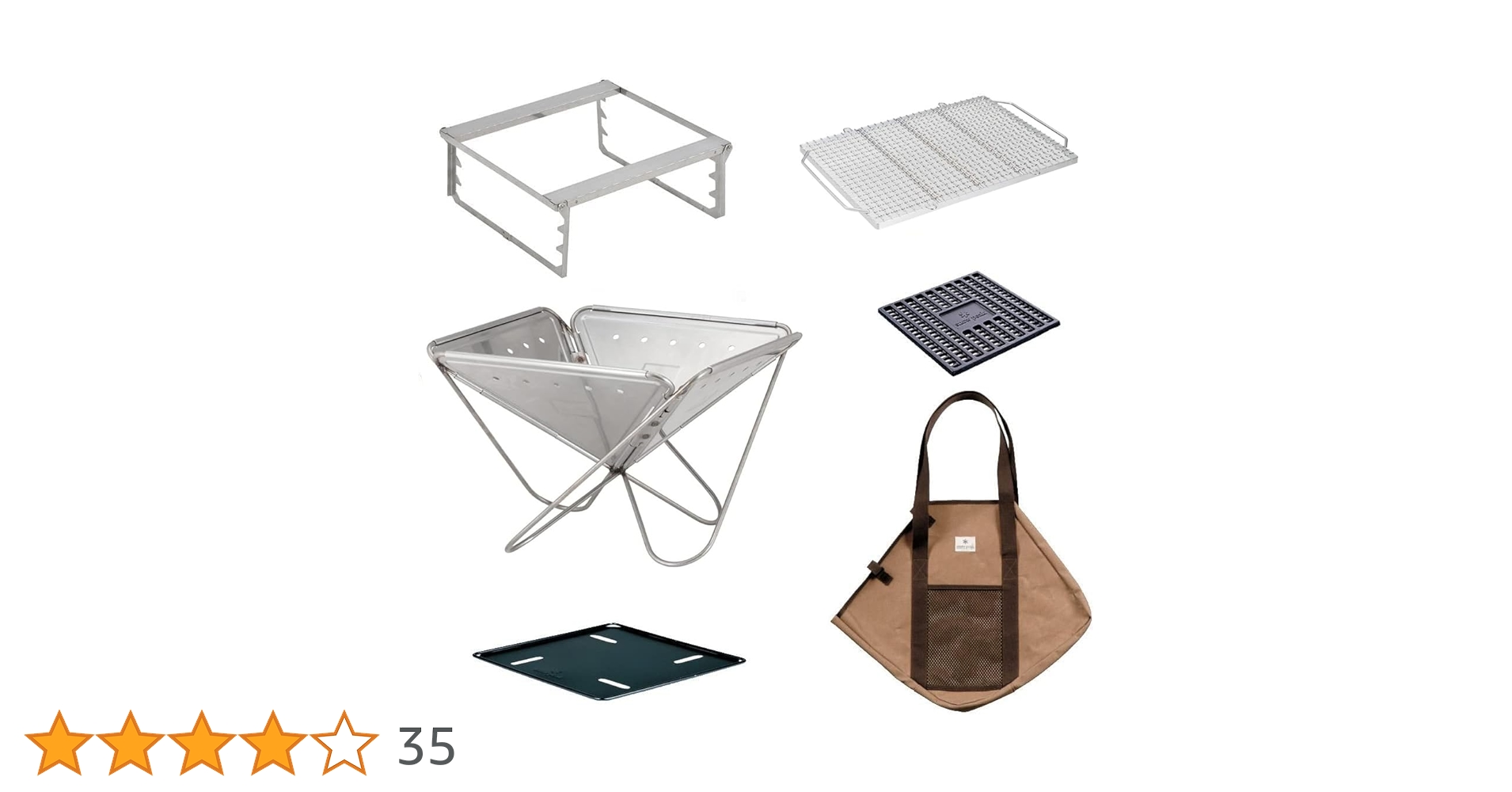 スノーピーク　焚き火台L 網焼きプロ　6点セット スノーピーク 焚き火台L 網焼きプロ 6点セット スノーピーク