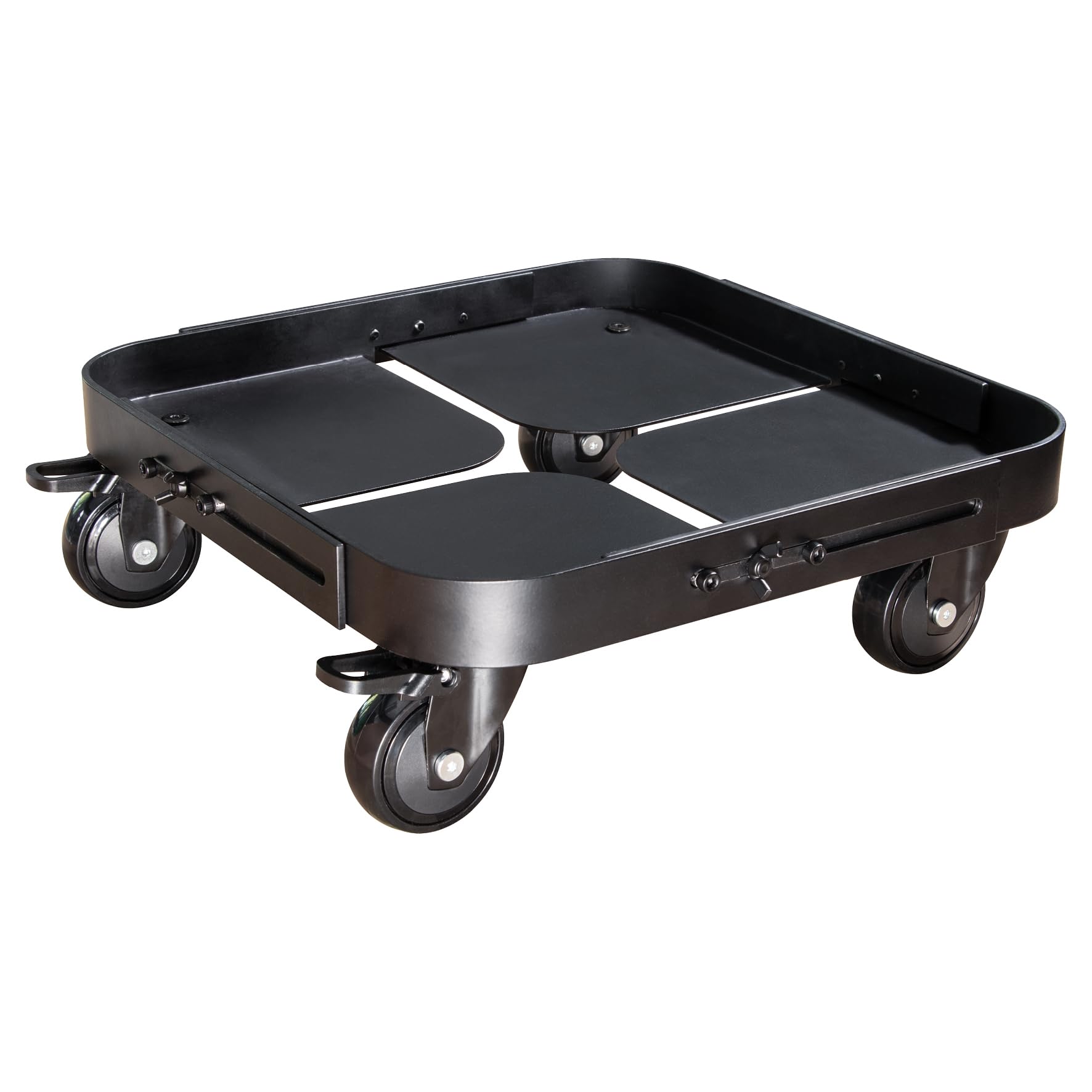 WAGNER Pflanzenroller Sun City Exclusive 40-54 x 13 cm Nutzfläche, stufenlos ausziehbar, Blumenroller für Außenbereich + Innenbereich, Kübelroller Stahl, Tragkraft 200 kg - 20081601