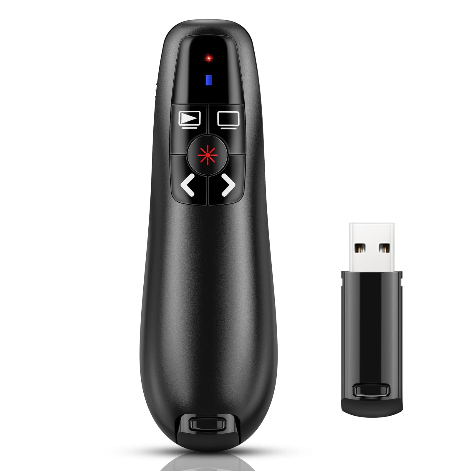 Télécommande sans fil 2,4 GHz pour PowerPoint avec récepteur USB