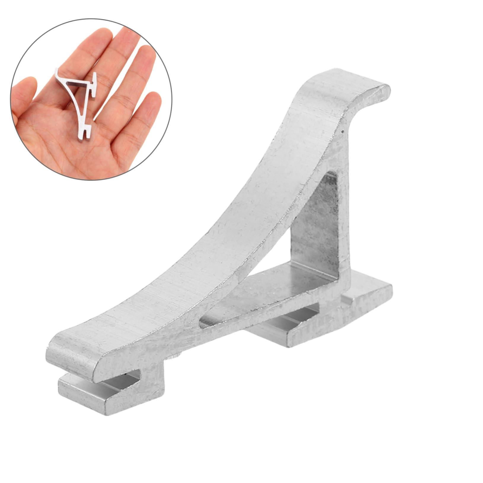 LIFKOME 30 Stück Teiliges Kühlschrank Regalklammern aus Robustem Aluminium Schwere Metallhalter für Gefrierschrank und Kühlschrank Stabile Trennclips zur Vielseitigen Aufbewahrung und