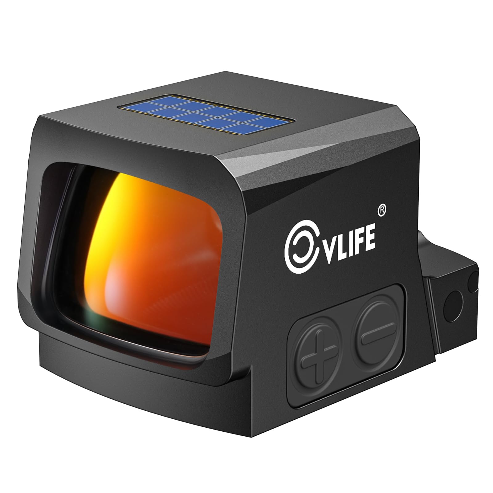 CVLIFE BearMight Solar Enclosed Red/Green Dot Sight for RMSc,Multi-Reticle