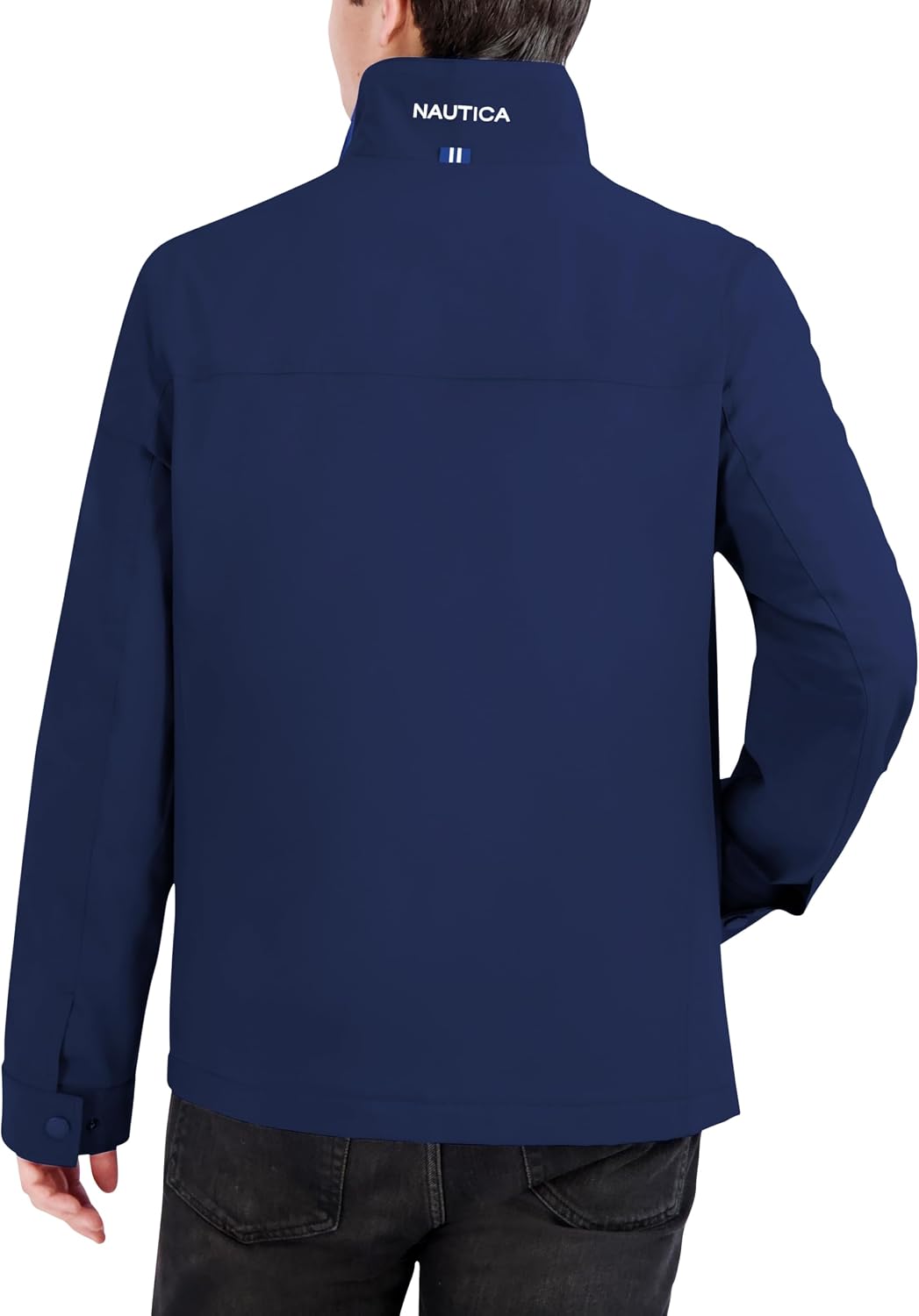 Nautica Men's Golf Jacket – Casual Wear Windbreaker Jacket, Night Blue, Big, 4X