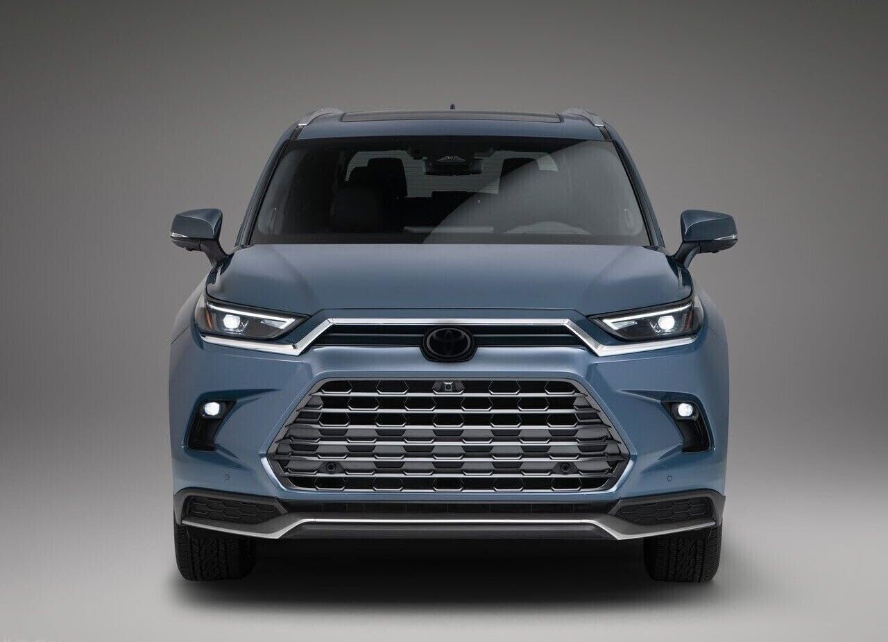 White Halo LED Fog Lights Lamp Kit for 2024 2025 2026 Toyota Grand Highlander