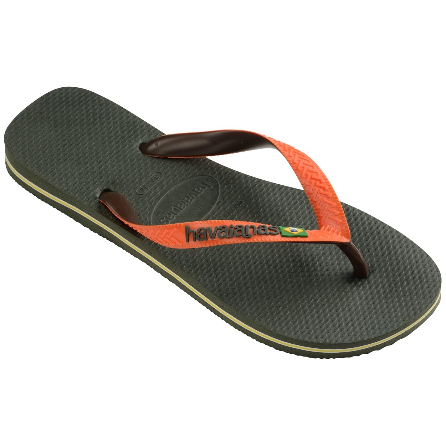 Sandali Donna Havaianas Brasil Logo Mix Olive Green Sunset 37/38-image