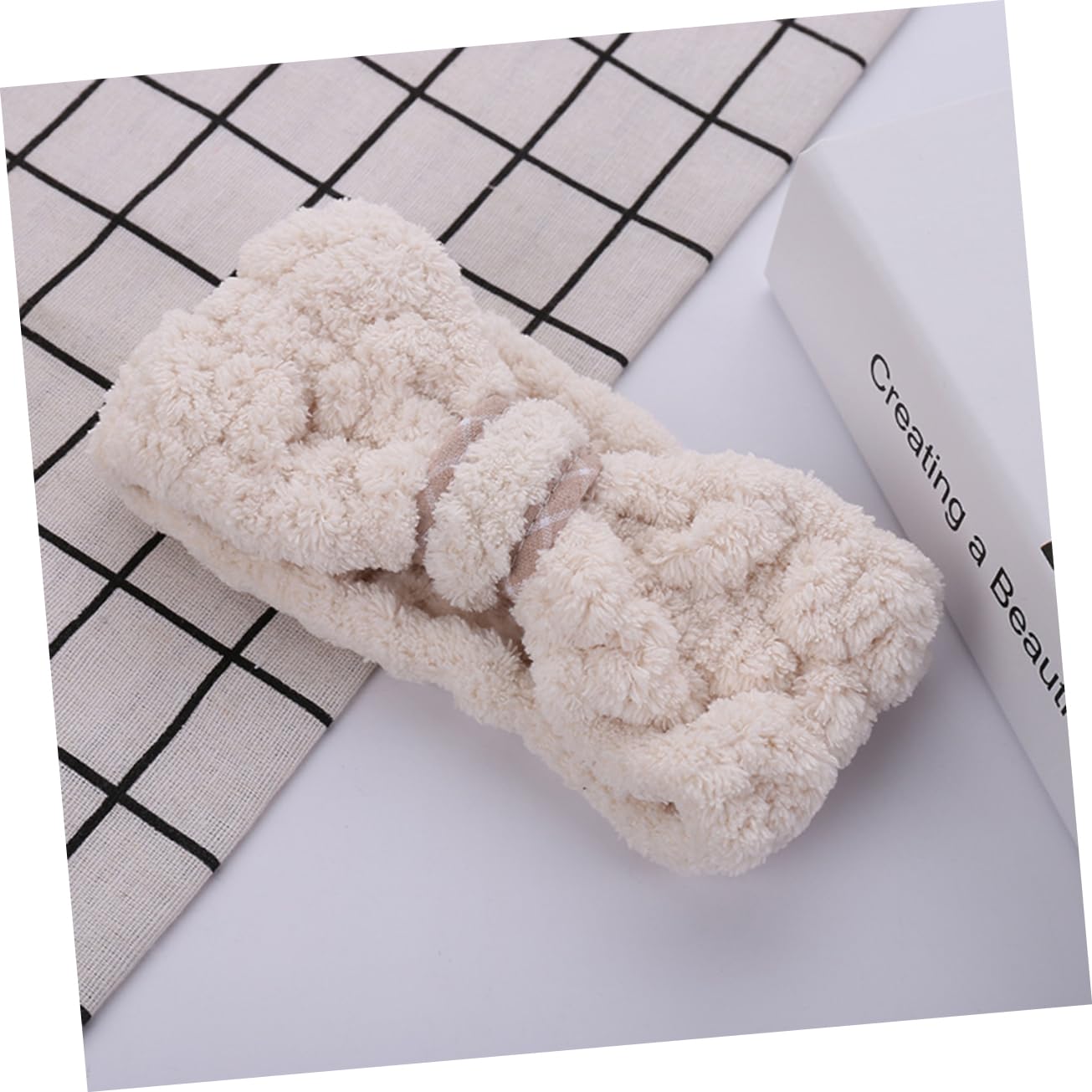 Beavorty 9stücke Teiliges Fleece Haarband Für Damen Elastisches Sport Und Spa-stirnband Mit Schleifen-design Für Yoga Gesichtswäsche Und Make-up Farben Zufällig