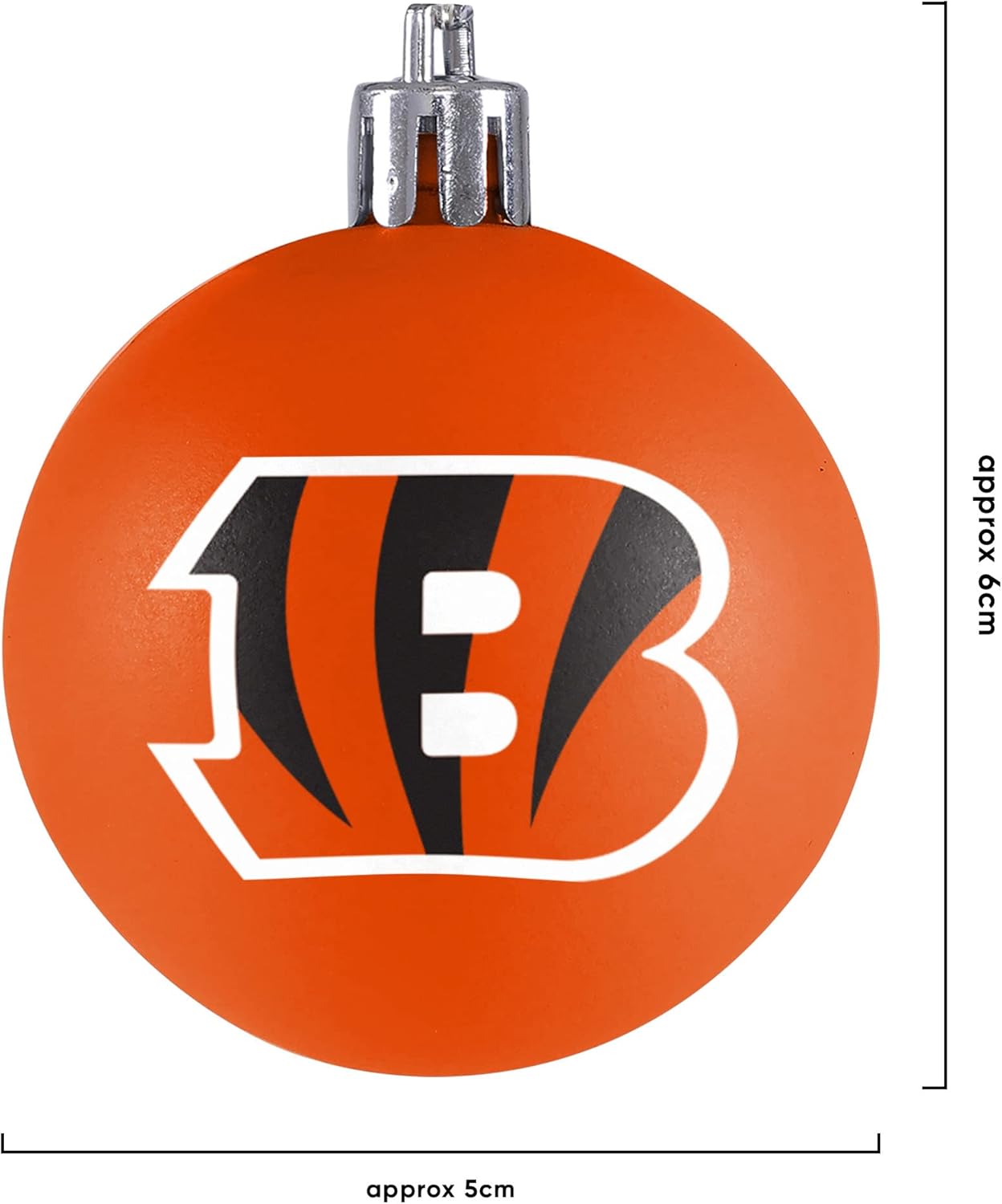 Cincinnati Bengals 12 Pack Plastic Ball Ornament Set : Christmas Ball Ornaments : Sports & Outdoors