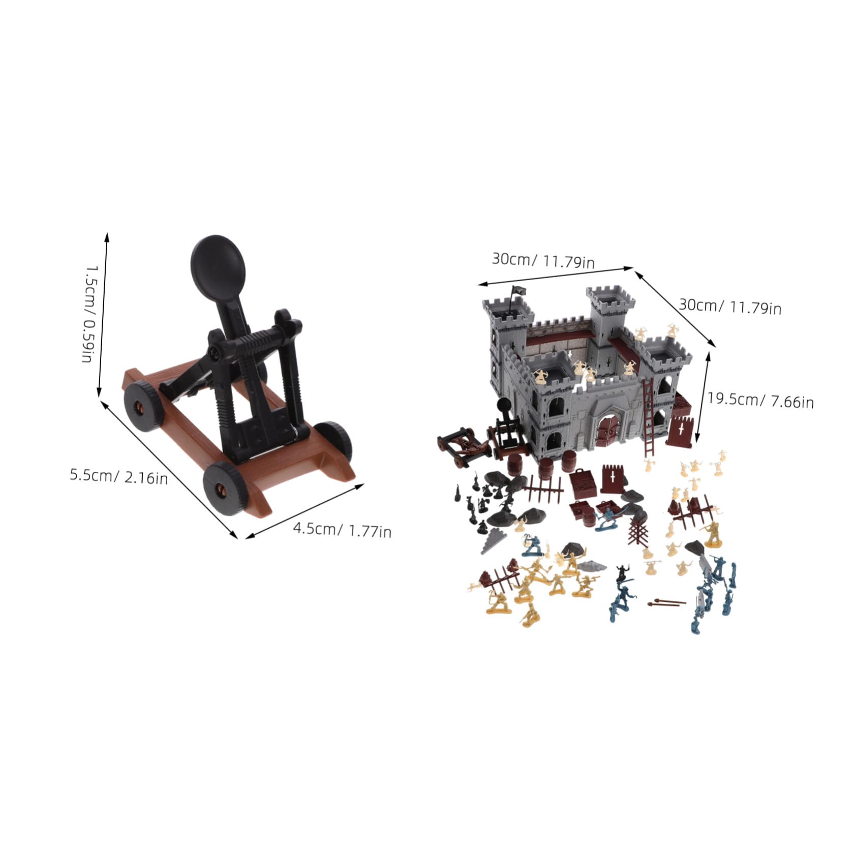 Hohopeti Set Castello Assemblabile Pirata 310 Pezzi, Giocattolo | Tema Navale, 1 Confezione Borsa, per Feste Speciali e Natale, Uso Educativo e Decorativo