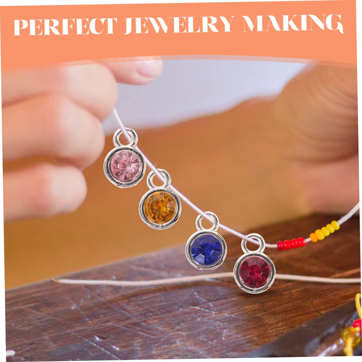200 Pz Pendente Dei Monili Materiale Dei Gioielli Fai Da Te Creazione Di Gioielli Accessori Della Pietra Preziosa Ciondola I Fascini Vestito Della Pietra Preziosa Accessorio