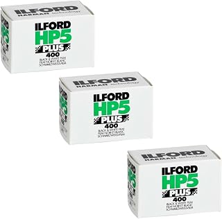 Ilford 1574577 HP5 Plus, Black and White Print Film, 35 mm, ISO 400, 36 Exposures (Pack of 3)
