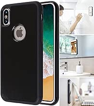 [ Monca ] Anti Gravity Cellphone Case [Black] Magical Nano Technology Stick to Wall, Glass, Whiteboards, Tile, Smooth Flat Surfaces (Goat Case for iPhone X, for iPhone Xs) - coolthings.us