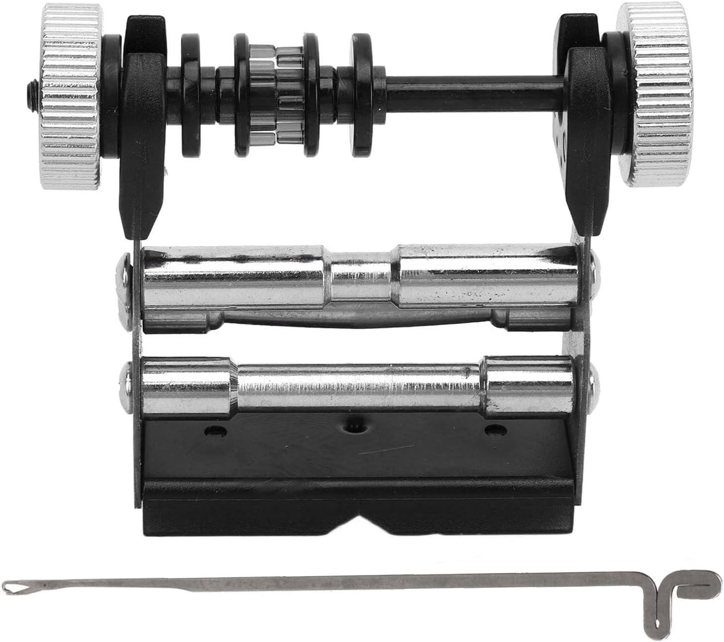 Archery Bowstring Serving Thread Jig, Silicone Metal Buckle Design Bow Serving String Thread, Fixed Buckle Design Bow String Winder Tool for Traditional Bow